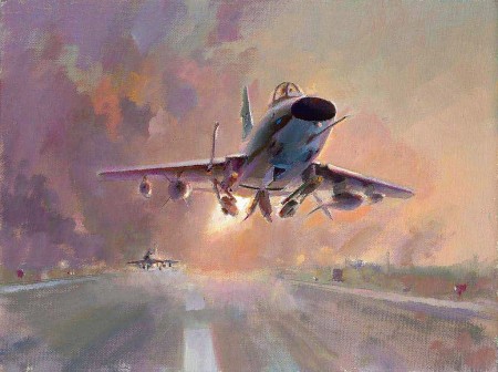 F100 takeoff painting Ferris
